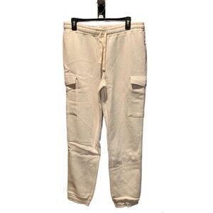 Roxy Flight Time Cargo Pocket Sweatpants Metro Heather Medium NWT